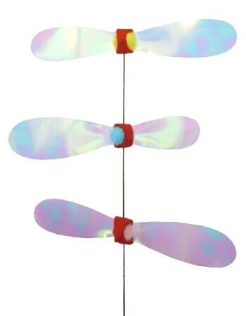 dragonfly cat wand toy